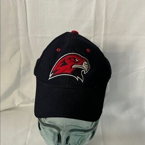 NCAA College Miami Ohio DHS Fitted Hat by Zephyr - black/red